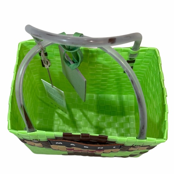 Marni Rare Market Monkey Animal Basket Bag | Green & Brown | NWT - Picture 6 of 8